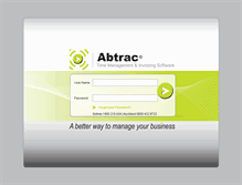 Tablet Screenshot of abtraconline.com
